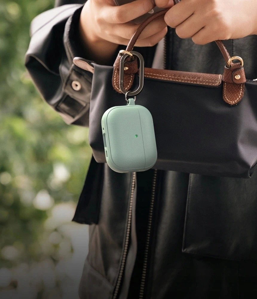 „Ringke Onyx“ magnetinis „MagSafe“ dėklas, skirtas „AirPods Pro 3“ ausinėms - Žalias