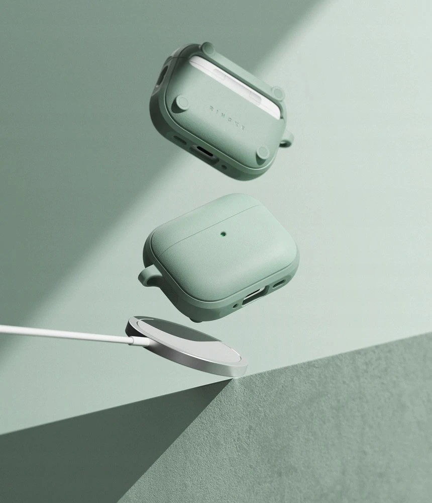 „Ringke Onyx“ magnetinis „MagSafe“ dėklas, skirtas „AirPods Pro 3“ ausinėms - Žalias