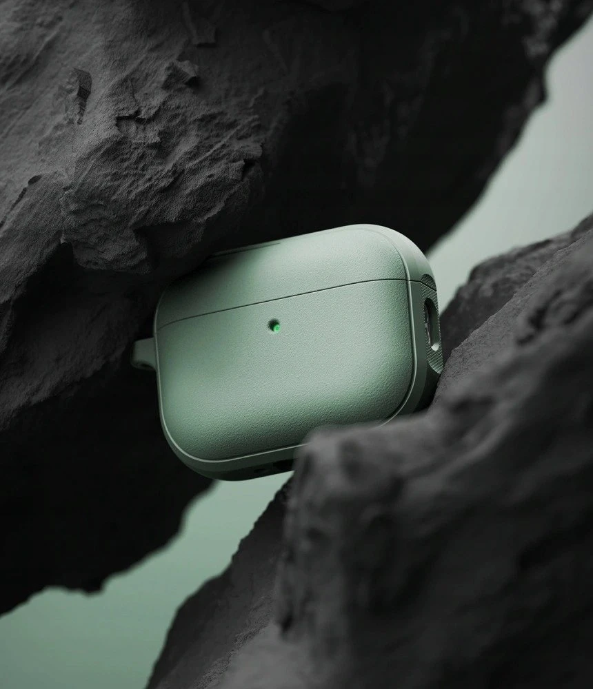 „Ringke Onyx“ magnetinis „MagSafe“ dėklas, skirtas „AirPods Pro 3“ ausinėms - Žalias