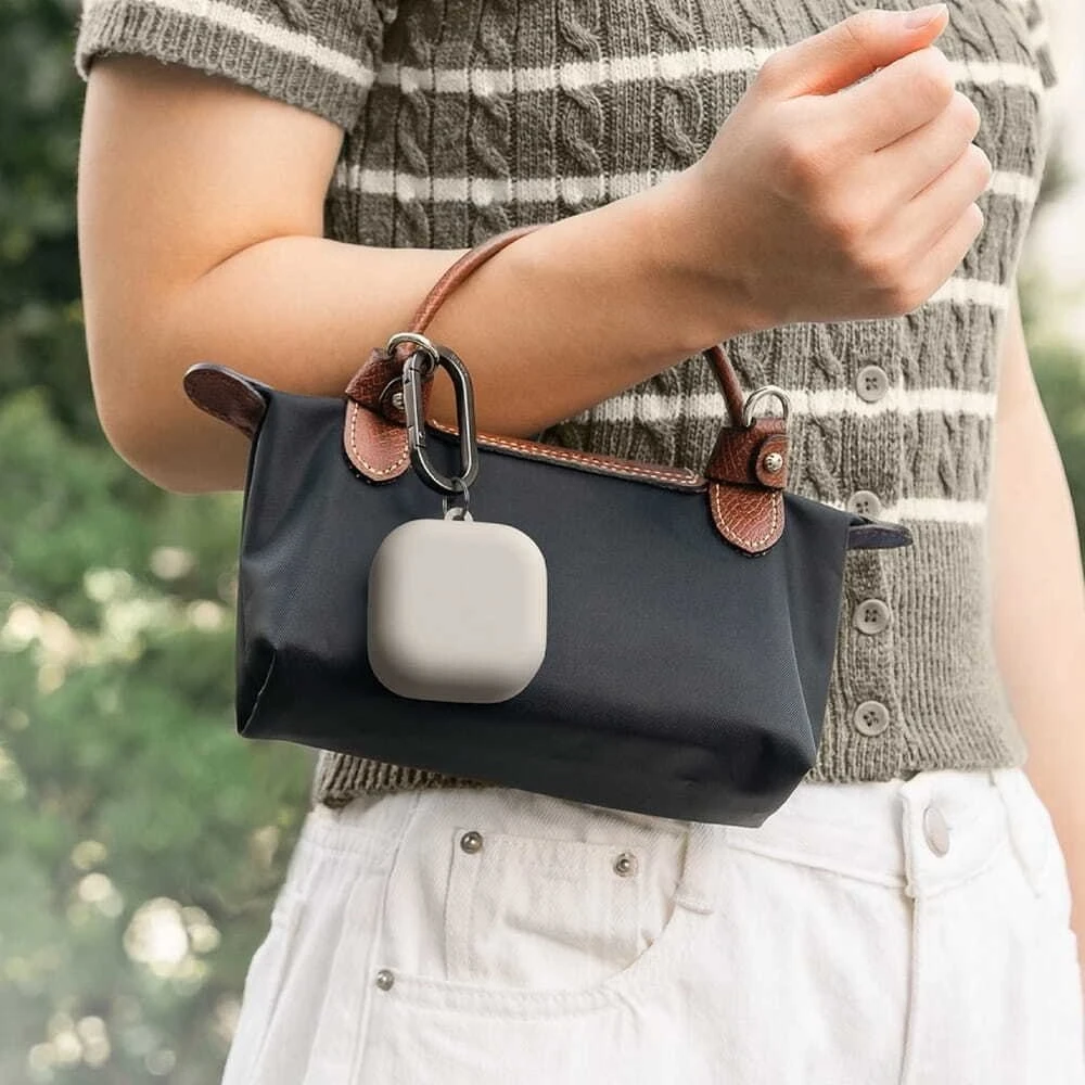 Dėklas „Ringke“ silikoninės „Samsung Galaxy Buds 4 / 4 Pro“ ausinės, akmuo