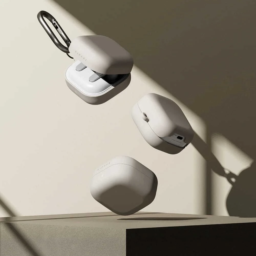 Dėklas „Ringke“ silikoninės „Samsung Galaxy Buds 4 / 4 Pro“ ausinės, akmuo