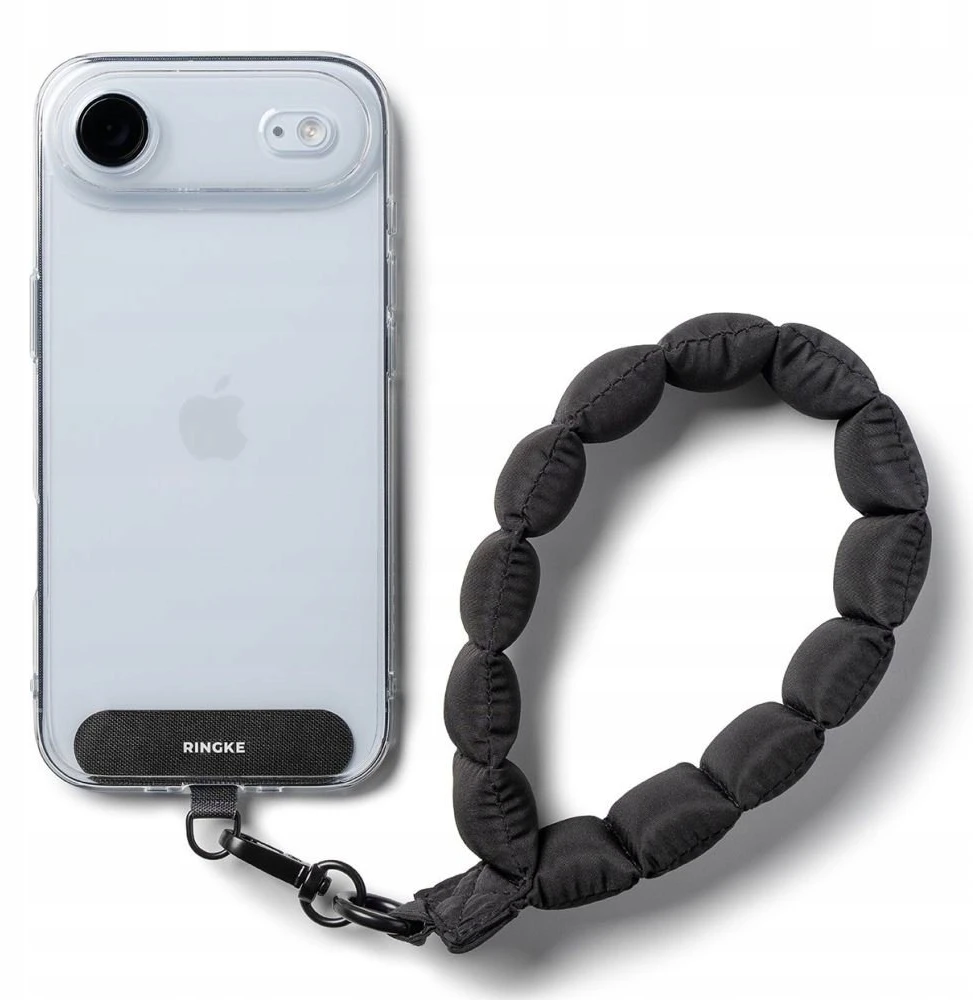 Ringke Rinkge Holder & Puffer Hand Strap Calm juoda