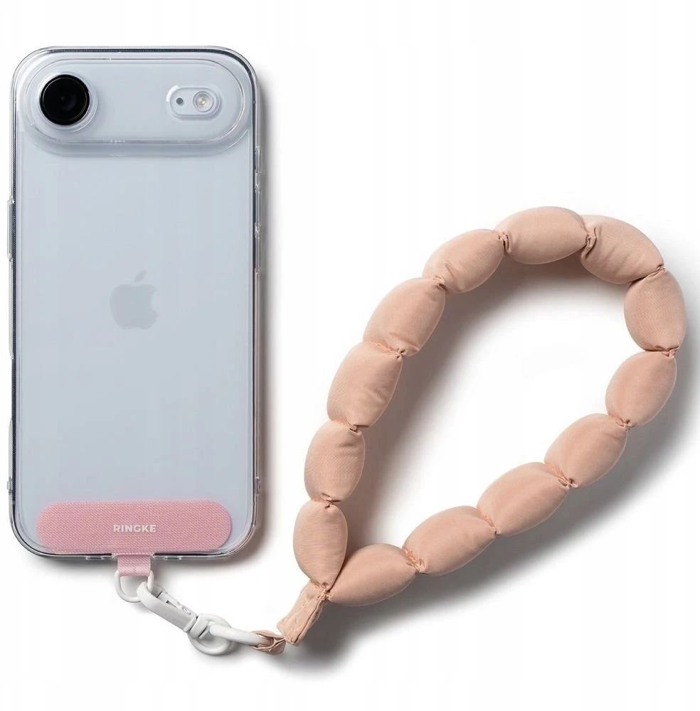 Ringke Rinkge Holder & Puffer Hand Strap Floral rožinės spalvos