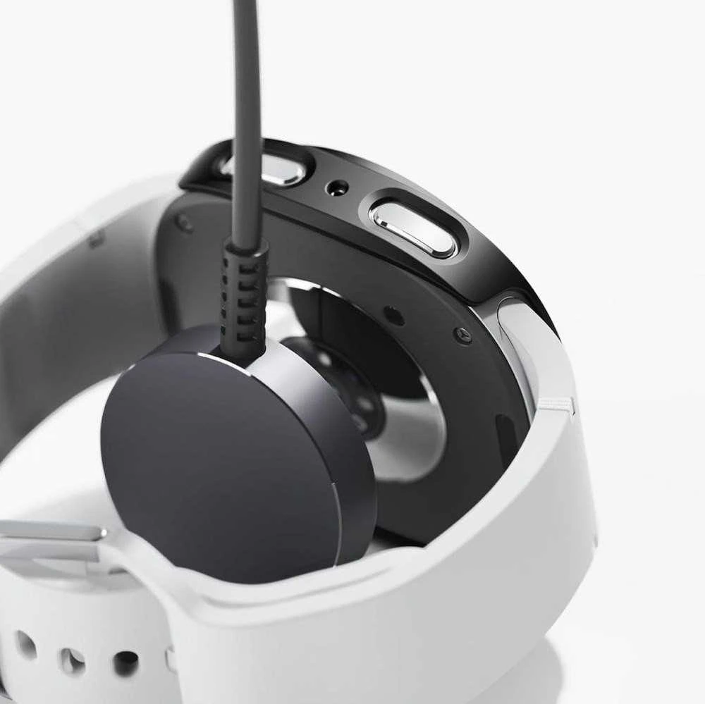 Ringke Slim 2-pack dėklas skirtas Samsung Galaxy Watch 8 44mm – skaidrus-Matte juodos spalvos