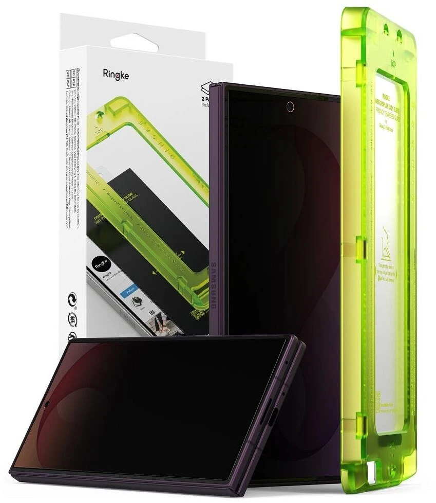 PRIVATUMĄ UŽTIKRINANTIS STIKLAS RINGKE COVER DISPLAY EASY SLIDE 360 2-PACK Samsung Galaxy Z FOLD 8 ULTRA PRIVACY