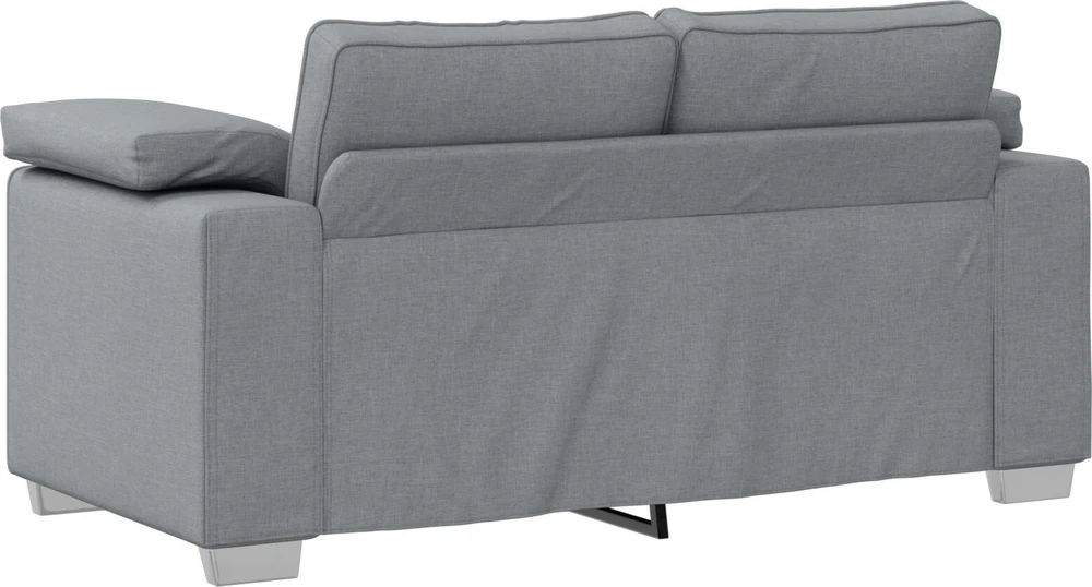 Sofa 2 vnt. Šviesiai pilka audinys