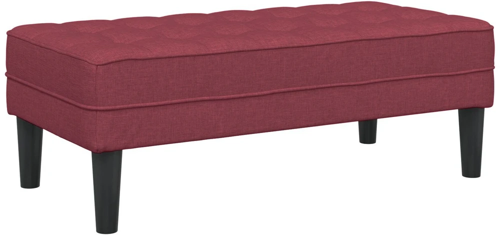 Sofa Sofos komplektas 2 vnt. Vyno raudona Poliesteris