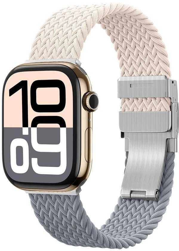 AmazingThing Blend Band Apple Watch 42mm 2 vnt. – Rožinė-pilkos spalvos/rožinės spalvos