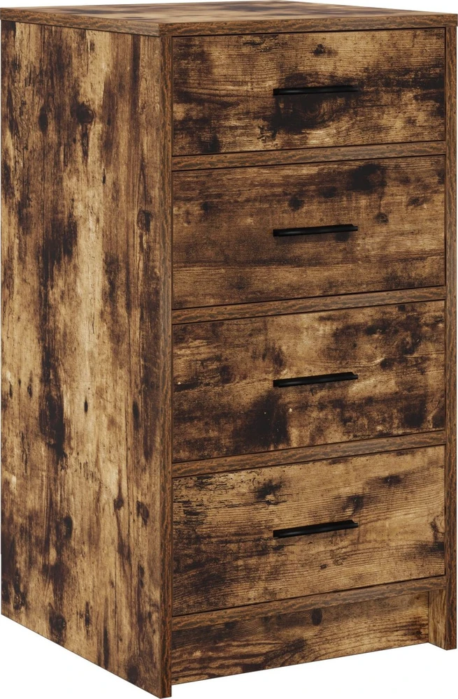 Makiažo stalas 3 vnt. Ruda 40 x 41 x 135 cm Apdirbta mediena