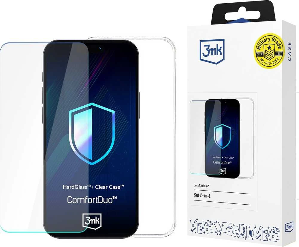 3MK ComfortDuo skaidrus sijono komplektas Samsung Galaxy S25