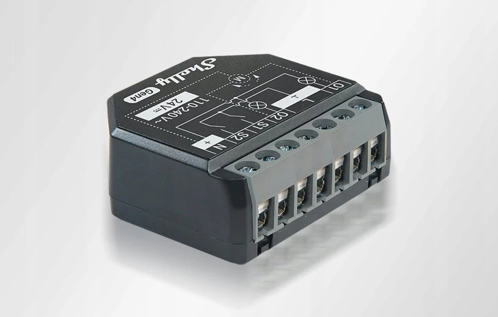 4 „Shelly 2PM Gen4“ „Zigbee“ / „Matter“ valdiklių rinkinys