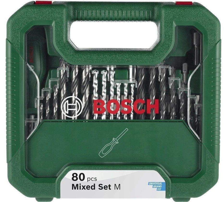 „Bosch“ antgalių ir grąžtų rinkinys, 80 vnt.