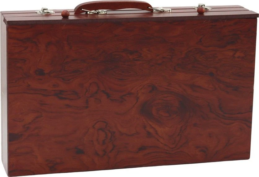 Lean Dailės rinkinys mediniame lagamine, 95 vnt., 37,5x23x8 cm