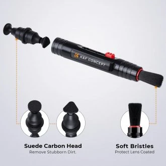 Valiklis Valymo Rinkinys - K&F Concept 3-in-1 Silikoninis Pūstuvas, Šepetys, Mikropluošto Audiniai