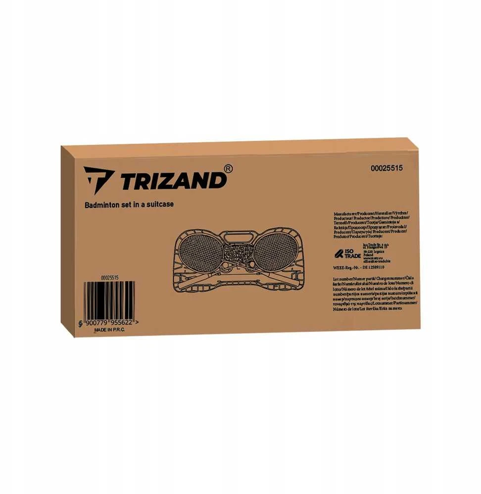 „Trizand 25515“ badmintono rinkinys dėkle