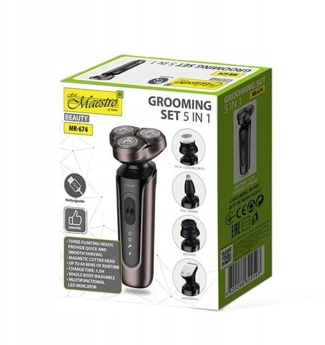 MAESTRO MR-674 5 viename USB skutimosi rinkinys