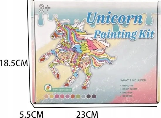Rinkinys do Malowania Figurki JednoroÅ¼ca vaikams 4 metai+