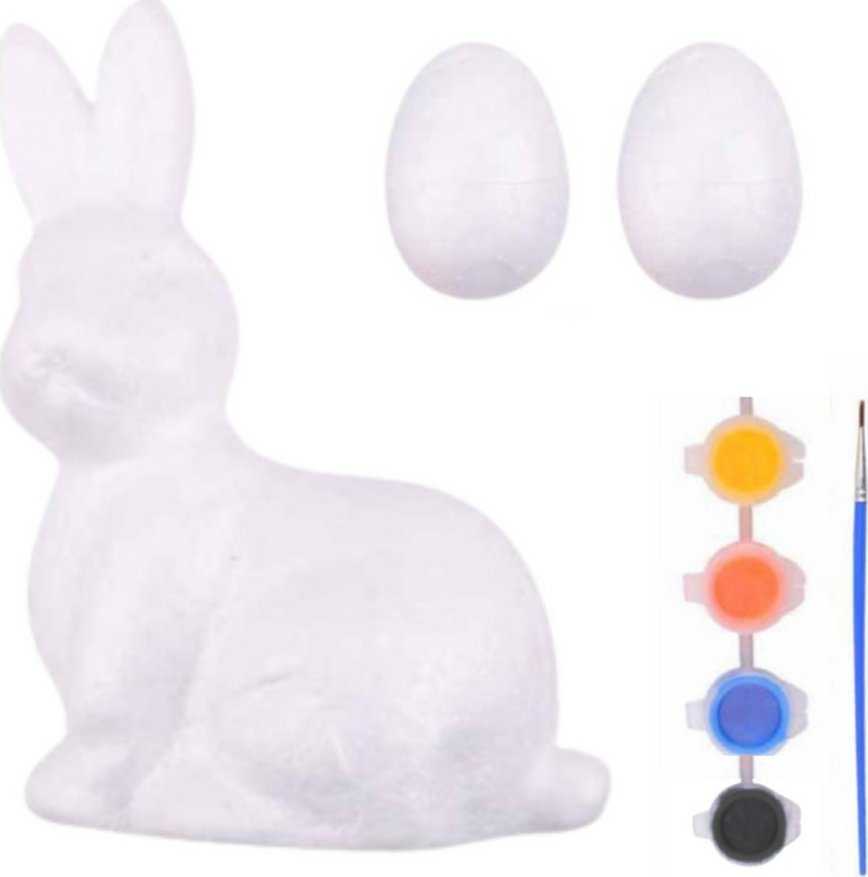 „Lean Toys“ rinkinys putplasčio ornamentų dažymui, zuikio kiaušinių dažai (2 vnt.)