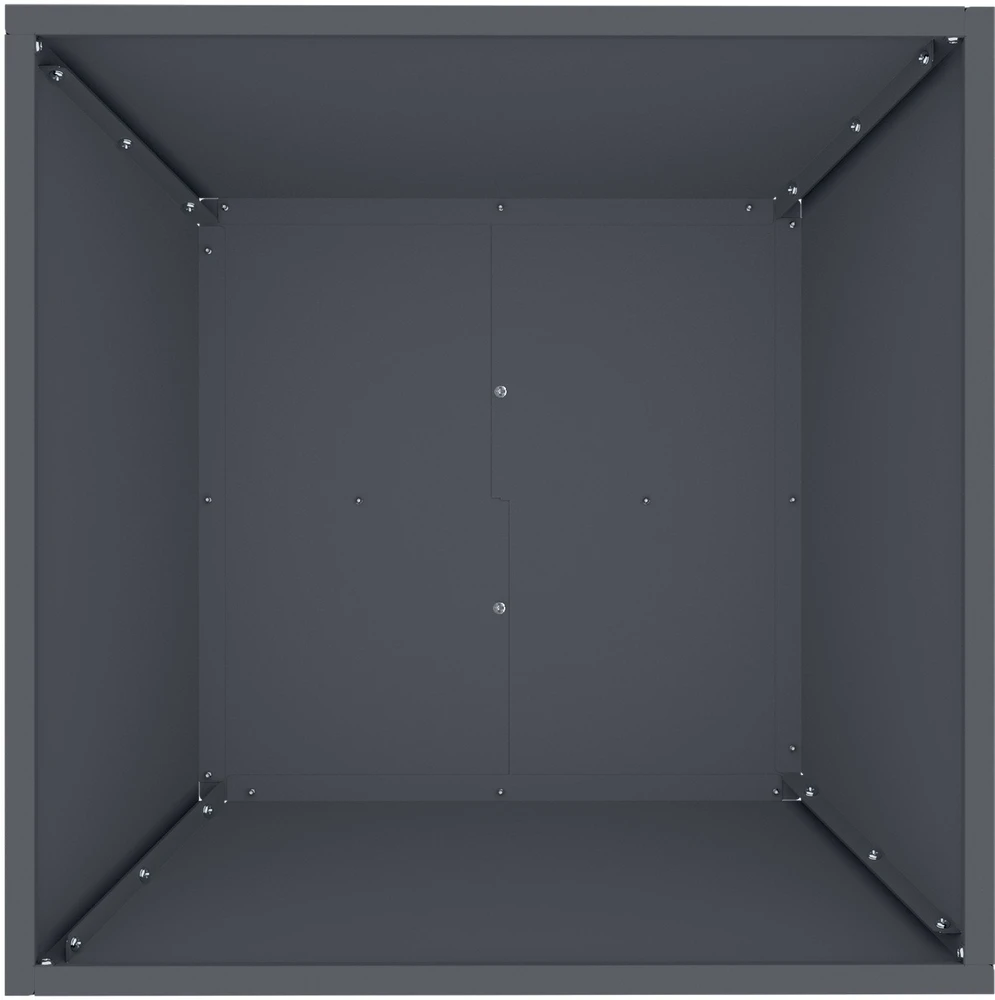 Sodo vazonas 5 vnt. Antracito 50 x 50 x 15 cm