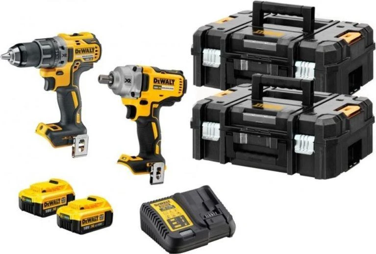 DEWALT akumuliatorinių įrankių rinkinys DCK2077P2T 18V