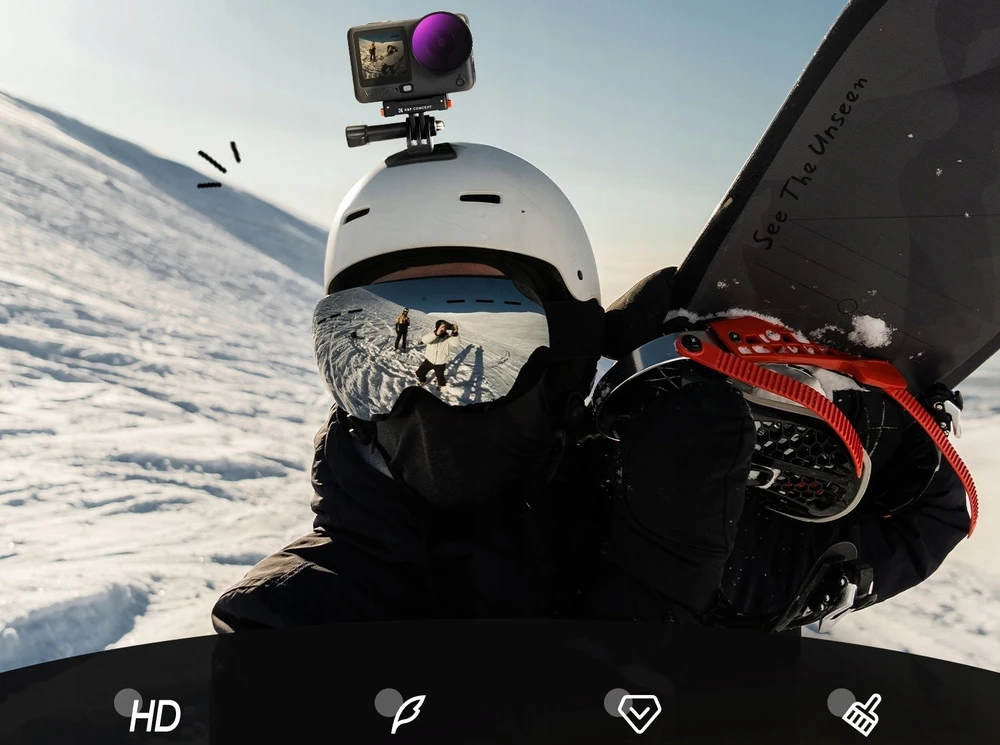 Kf filtrų rinkinys 4x Cpl filtrai + pilkas Nd8 Nd16 Nd32, skirtas DJI Osmo Action 6 K&f / SKU: 2709