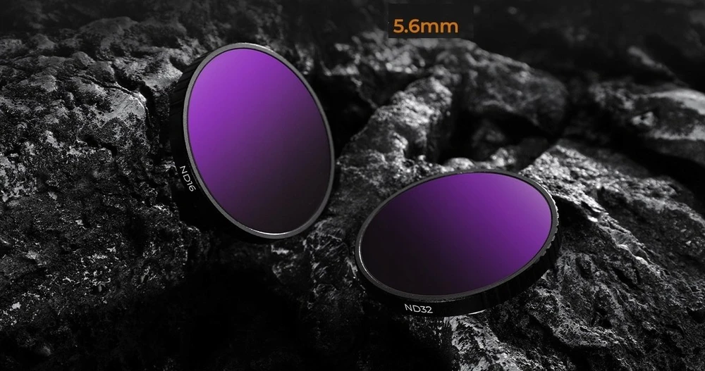Kf filtrų rinkinys 4x Cpl filtrai + pilkas Nd8 Nd16 Nd32, skirtas DJI Osmo Action 6 K&f / SKU: 2709