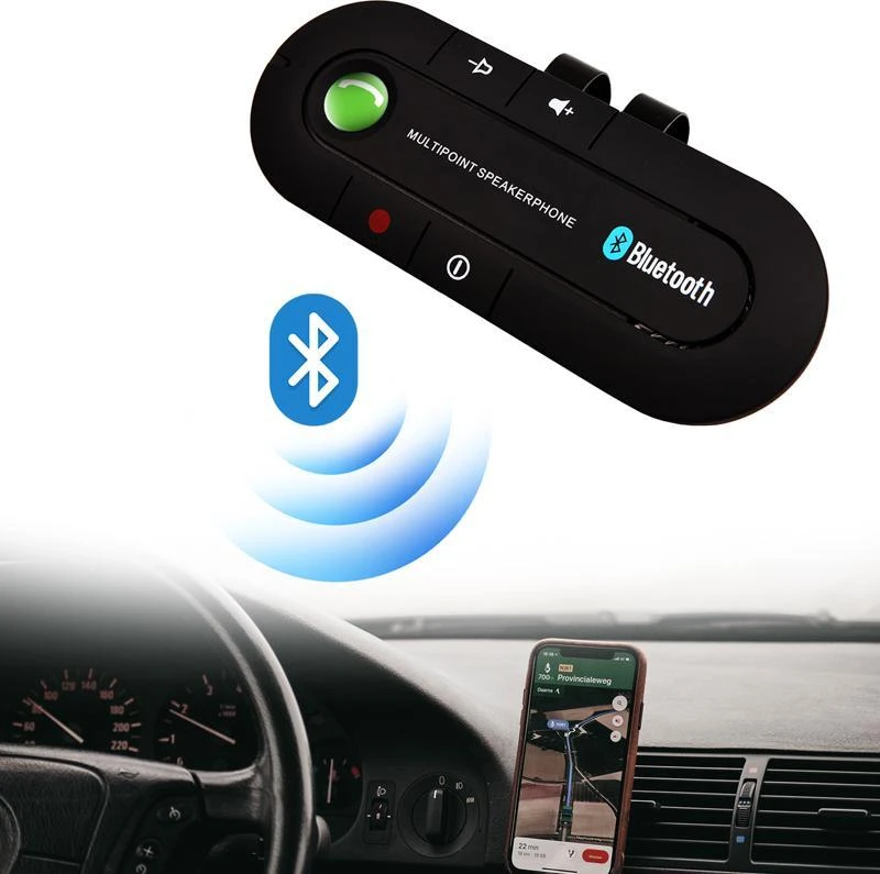 Zestaw Rinkinys „Bluetooth 5.0“ automobilinis laisvų rankų įranga -m012