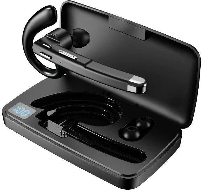 Blavec Bluetooth laisvų rankų įranga Discover 55 + išorinė baterija (BHDI55-B) juodos spalvos