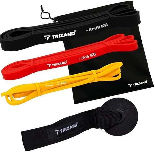 Mankštos gumelių rinkinys - 3 vnt. Trizand 25879