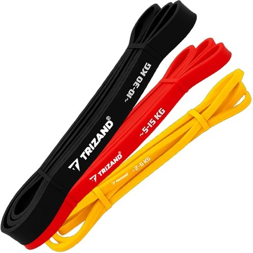 Mankštos gumelių rinkinys - 3 vnt. Trizand 25879
