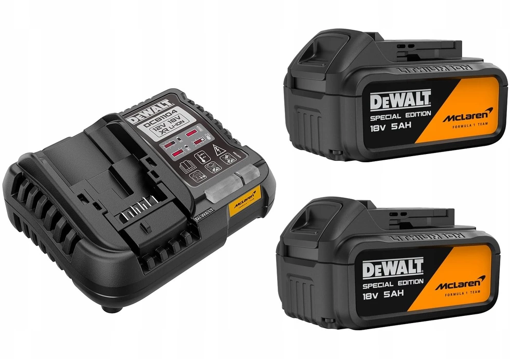 Dewalt Rinkinys MCLAREN 18V XR DCF86 + DCG45 2*5.0AH