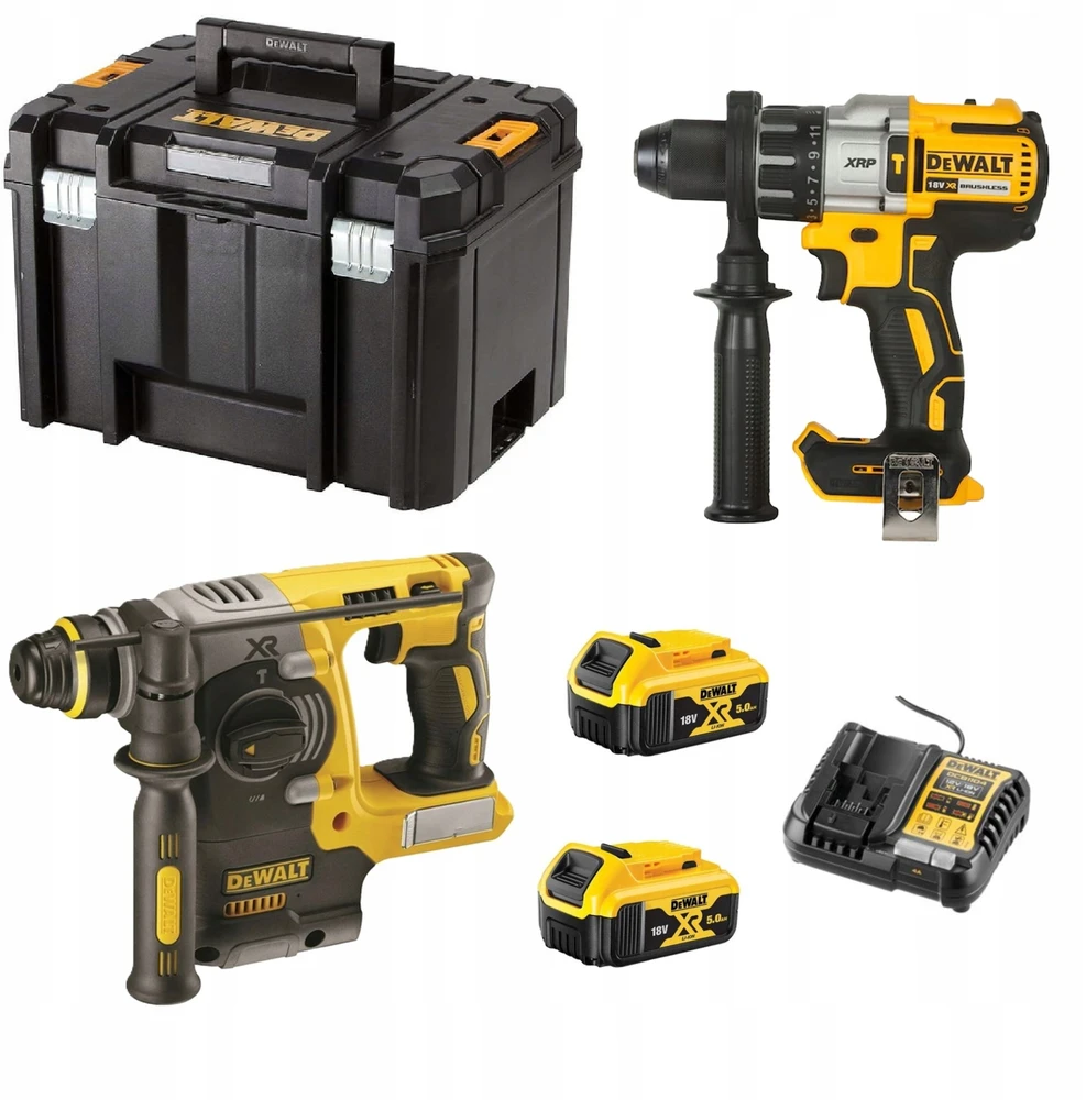 DEWALT DCK229P2T 18 V kombinuotas elektrinių įrankių rinkinys