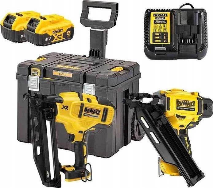 Įrankių rinkinys DeWalt DCK246P2T-QW (DCN660 + DCN930); 18 V; 2x5,0 Ah akum.