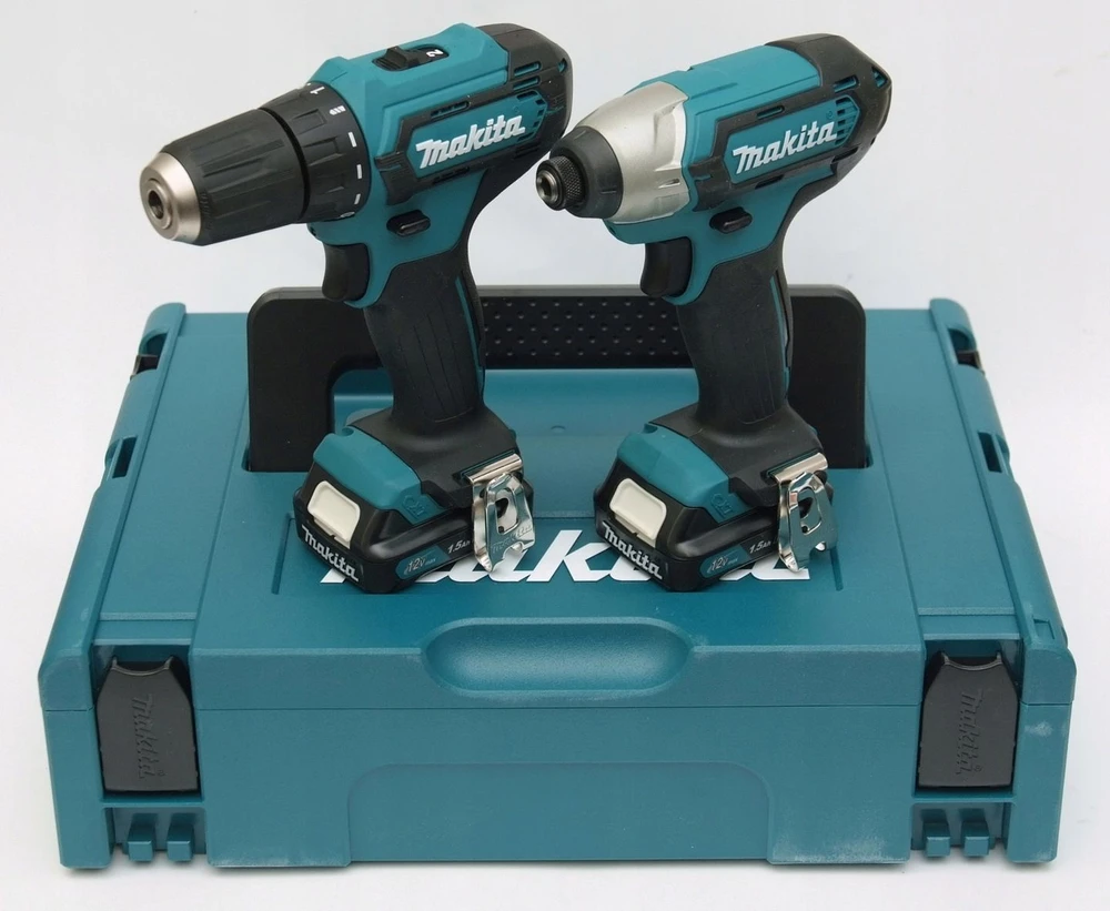 MAKITA KOMPLEKTAS COMBO 12V CLX224X (DF333D, TD110D) 2×2,0Ah MP