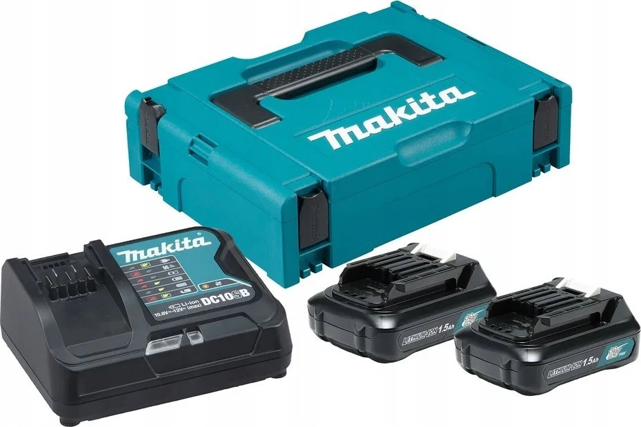 MAKITA Rinkinys MAITINIMO 12V 2x1,5Ah (BL1016x2+DC10SB) MAKPAC