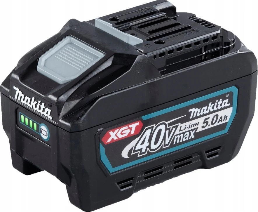 komplektas zasilający: 2 akumulatory 5,0Ah BL4050F + kroviklis DC40RA Makita [191V35-5] 40V max, XGT, MAKPAC