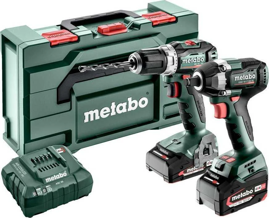 Metabo 18V įrankių komplektas su lagaminu