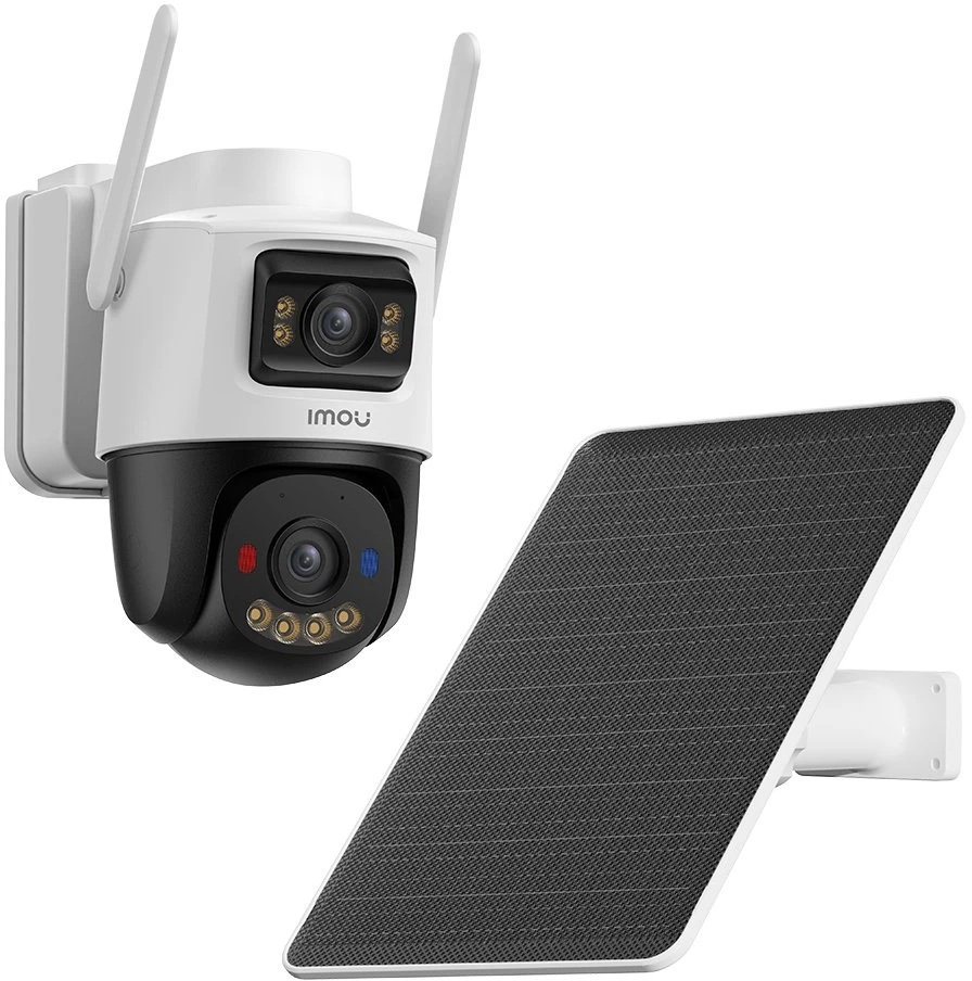 Imou AOV PT KIT 3K 5MP + 5MP 4G Wi-Fi IP stebėjimo kamera + saulės baterija - IPC-SA70F-10M0T2-EU/FSP008