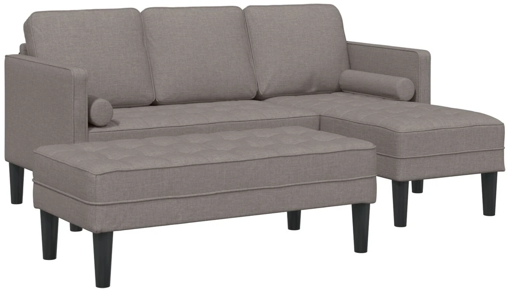 Sofa Sofos komplektas 2 vnt. Tortora Poliesteris