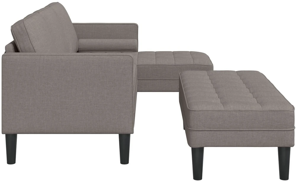 Sofa Sofos komplektas 2 vnt. Tortora Poliesteris