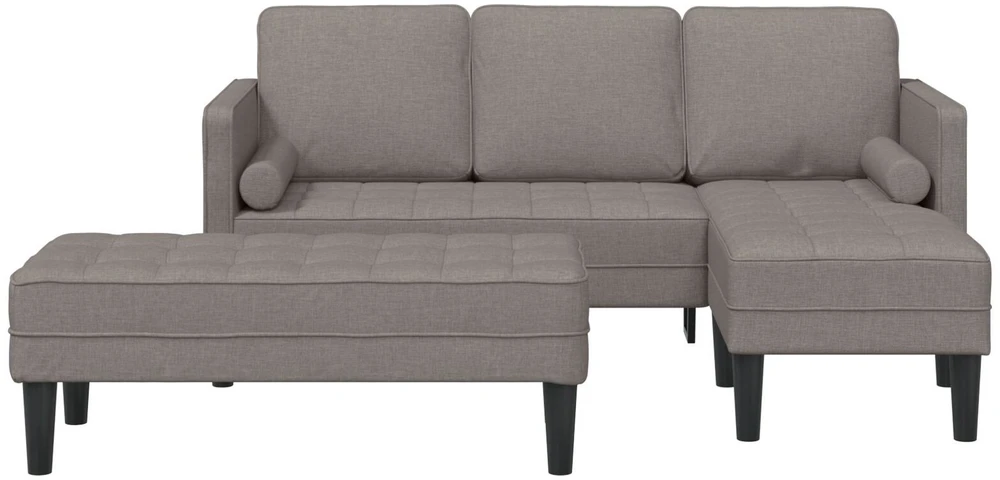 Sofa Sofos komplektas 2 vnt. Tortora Poliesteris