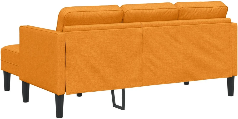 Sofa Sofos komplektas 2 vnt. Tamsiai geltona Poliesteris