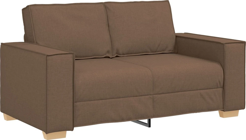 Sofa 3 vnt. Ruda Lino mišinio audinys