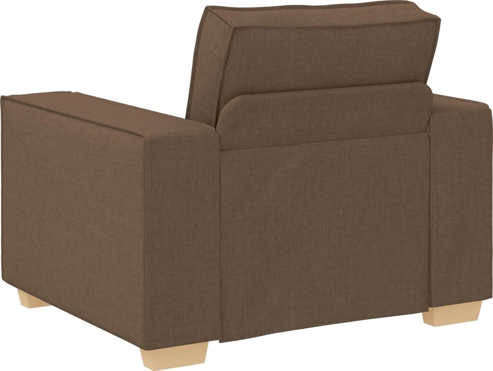 Sofa 3 vnt. Ruda Lino mišinio audinys