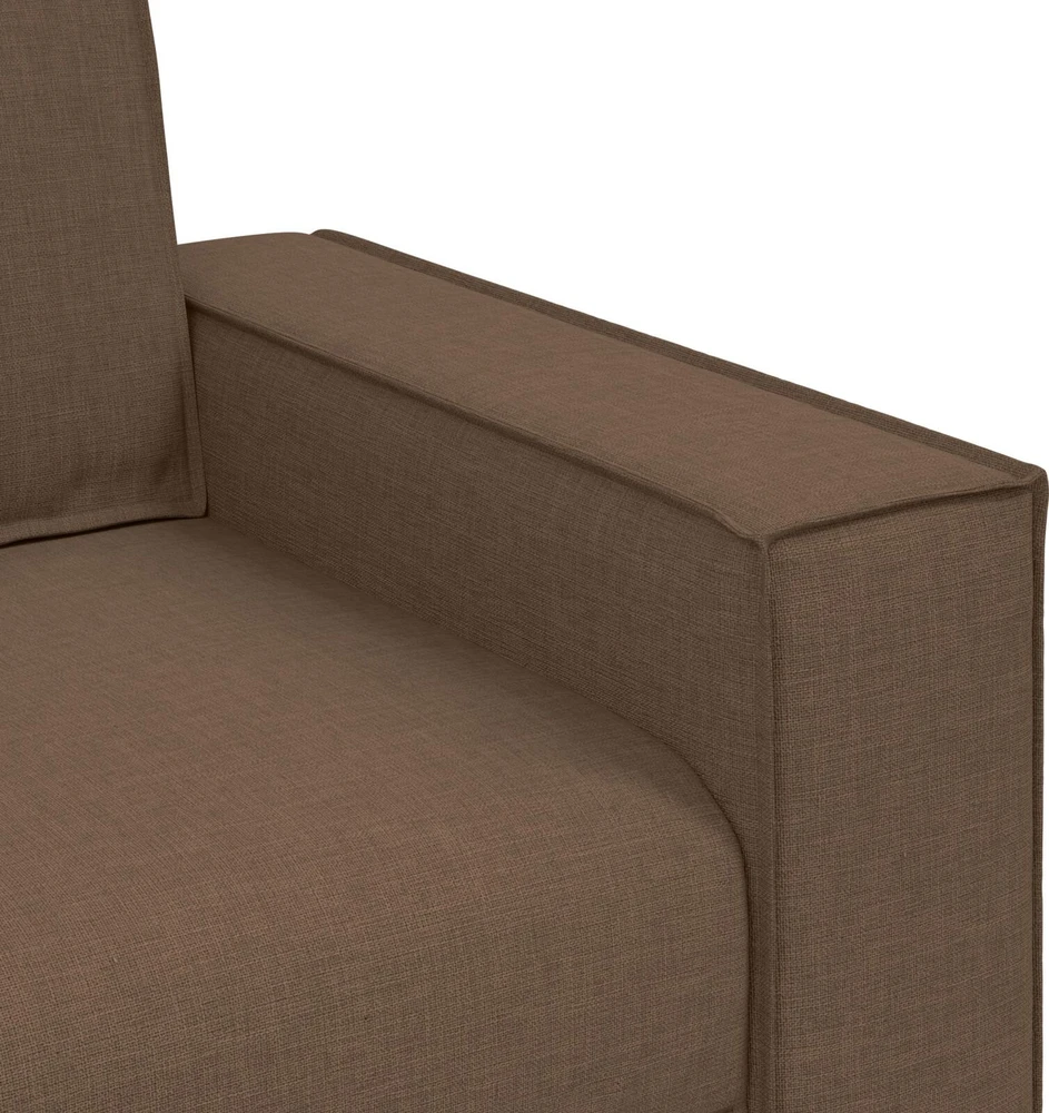 Sofa 3 vnt. Ruda Lino mišinio audinys