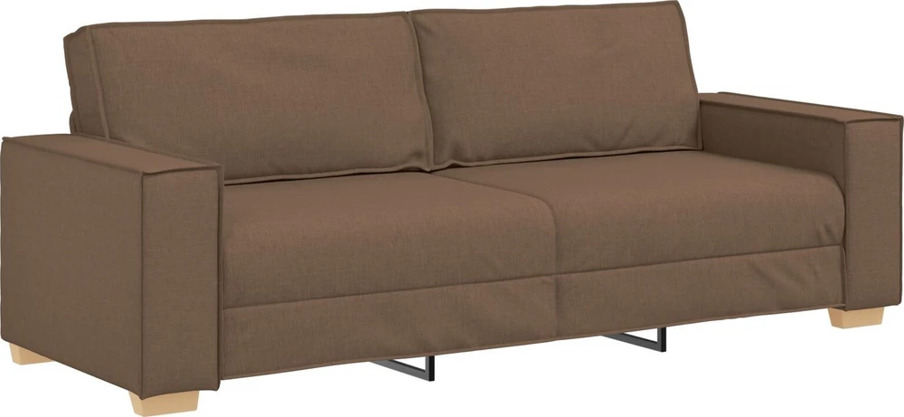 Sofa 3 vnt. Ruda Lino mišinio audinys