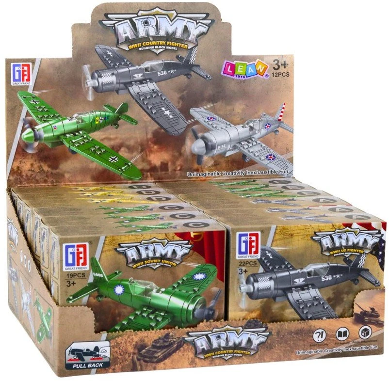 Lean Toys Reaktyvinio lėktuvo surinkimo rinkinys su mechaniniu varikliu