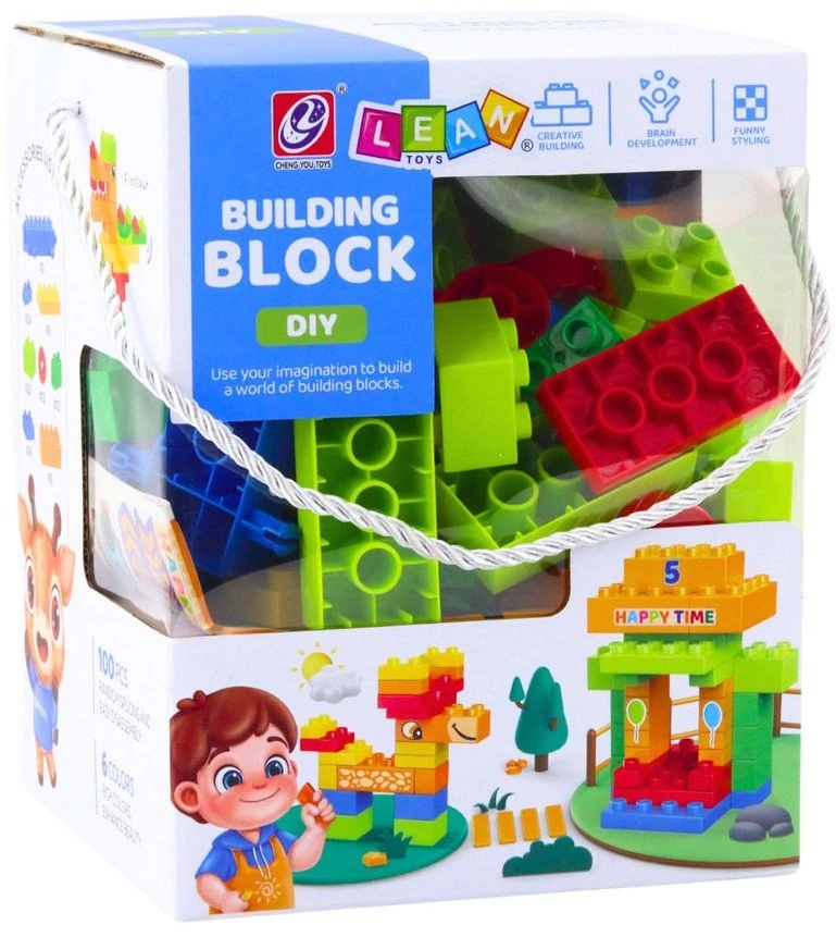 Lean Toys Konstruktorius vaikams, 100 vnt.
