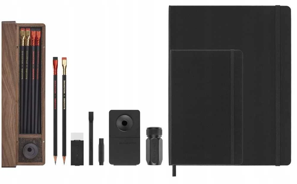 Moleskine Rinkinys Max Atelier BLACKWING X MOLESKINE