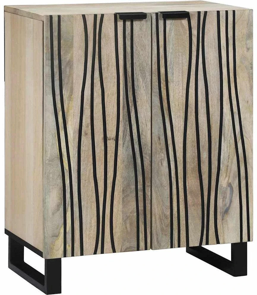 Šoninė spintelė 3 vnt. Balta 180 x 33 x 75 cm